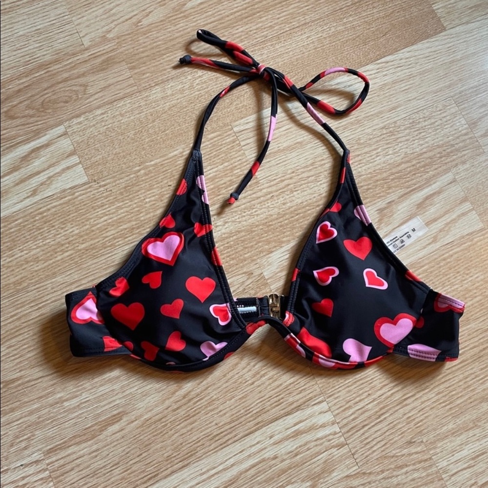 Heart Underwire Bikini, Size Medium